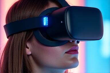 VRゴーグルを装着した人